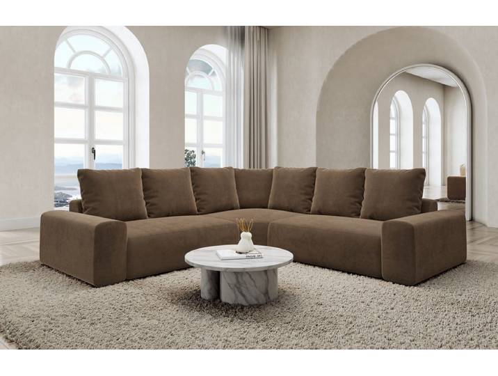 Couch Gomera L-Form in Stoff