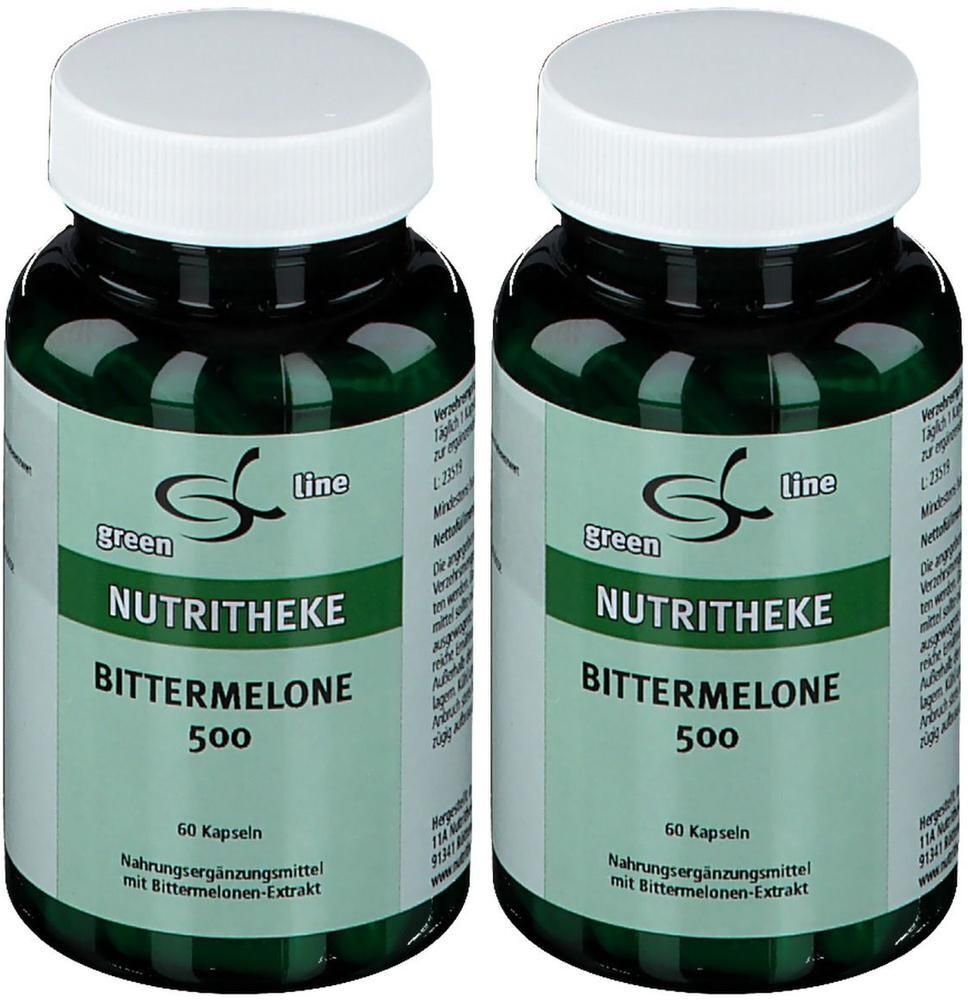 Nutritheke Bittermelone 500 Kapseln 2x 2x60 St