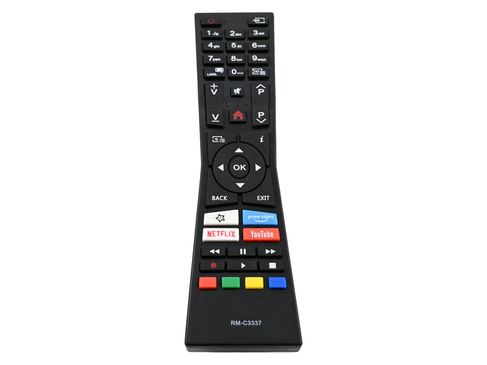 codalux Fernbedienung für JVC RM-C3337, RCA243100P, 30102234, VESTEL ECL-57528-CRC