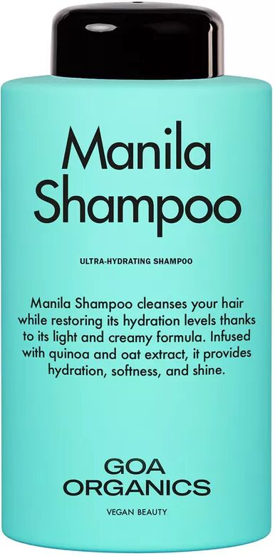 GOA ORGANICS - Manila Shampoo - Ultrafeuchtigkeitsspendendes Shampoo für alle Haartypen, 300 ml, Fantasie