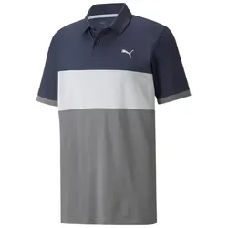 Puma Golf Herren Cloudspun Highway Polo navy/grau