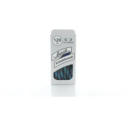 Schnürsenkel Bergsport rund anthrazit / hellblau 180 cm