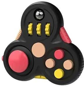 Uplifted Finds Colorful Rainbow EDC Fidget Spinner For Stress Relief black