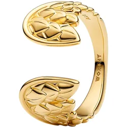 Pandora 164222C00 Ring für Damen Marvel Thor Flügel Goldfarben, 50/15,9