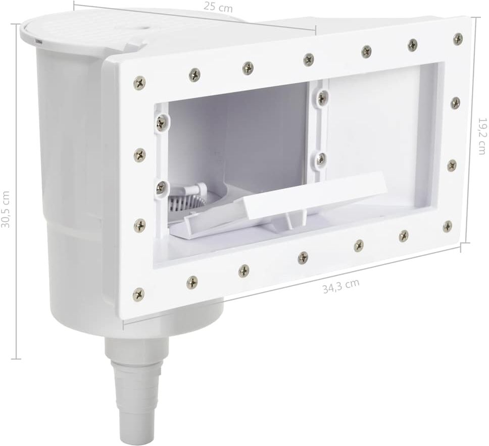 vidaXL Écumoire de piscine à large ouverture 11 pcs 34,3x25x30,5 cm