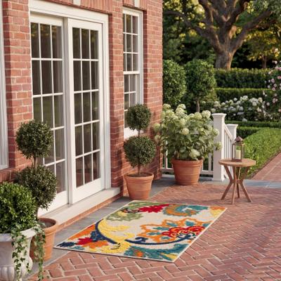 SAFAVIEH Cabana Avia Indoor/ Outdoor Waterproof Patio Floral Rug