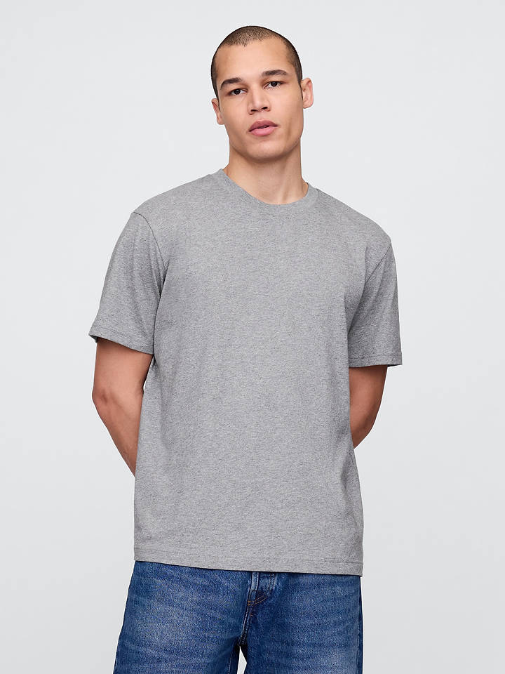GAP Shirt in Hellgrau - M