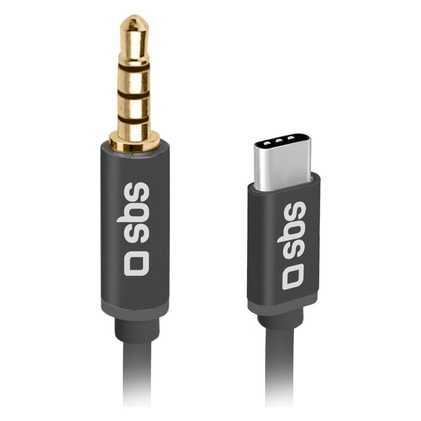 SBS 3.5mm Klinke - USB Typ C (1 m, AUX Kabel) (TECABLE35TYCK)
