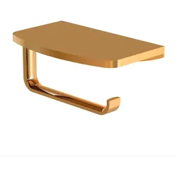 Steinberg Serie 450 Papierhalter 4502820RG mit Ablage, aus Messing, rose gold