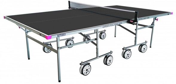Butterfly Garden Rollaway 4000 Outdoor Table Tennis Table Grey