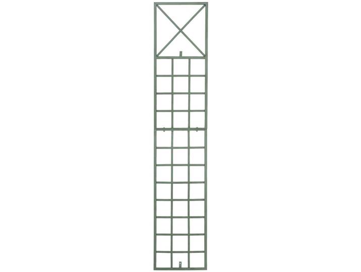 CLP Rankgitter Metall Antik-Grün, 40x198x2 cm, Dekoration, Gartendeko, Rankgitter