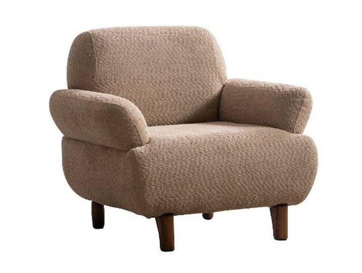 JVmoebel Sessel Sessel Moderner Stil Braun Luxuriöse Bequem Stilvoll Minimalistisch (1-St., 1-tlg), Bequem und stilvoll