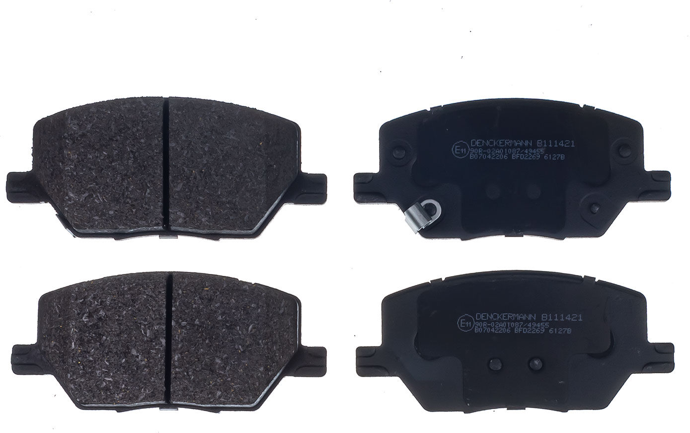 Denckermann Bremsbelagsatz, Scheibenbremse B111421 Für Jeep
