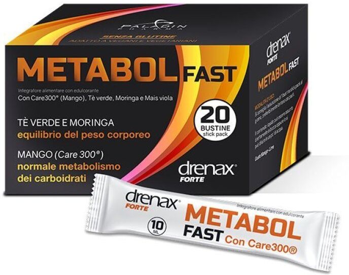 PALADIN PHARMA SpA Paladin Pharma, Drenax Forte Metabol Fast, 20 Stick Pack