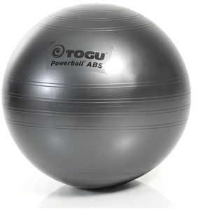 Togu Gymnastikball Powerball ABS, Ø 65 cm, anthrazit, belastbar bis 500 kg