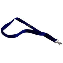 PAVO 10x Textilband für Ausweishalter Schlüsselband Lanyard Schlüsselbänder blau