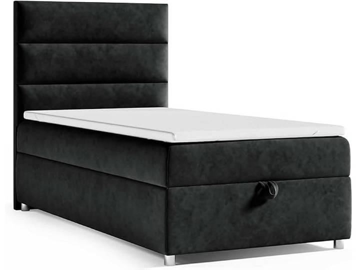 Best for Home Boxspringbett Einzelbett Trinity K-4 Single mit Bettkasten, Komfort Topper H3 (70x200 80x200 90x200 100x200 cm), inkl. Lieferung bis in die Wohnung, TOP Preis-Leistungs-Verhältnis