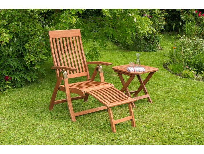 Gartenlounge-Set MERXX Commodoro , beige (natur), Sitzmöbel-Sets, Gartenlounge-Set