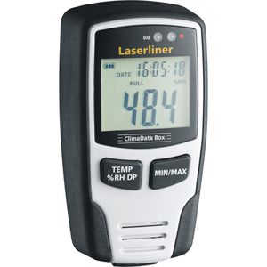 Laserliner Datenlogger 082.031A, ClimaData Box, misst Temperatur, Luftfeuchtigkeit und Taupunkt
