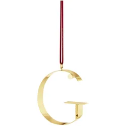 Georg Jensen, Christbaumschmuck, Weihnachtsbuchstaben Anhänger G Karat