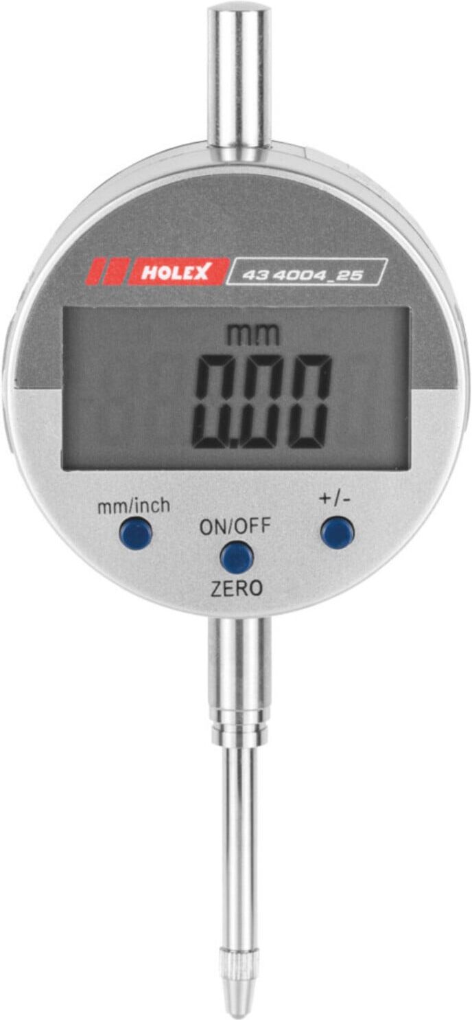 Holex Digitale Messuhr Ablesung 0,01 mm, Messbereich: 25 mm (434004 25)