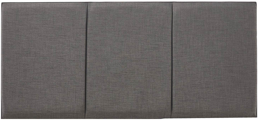 17 Stories Ergys Upholstered Chenille Headboard Twill/Silver Double (4'6)