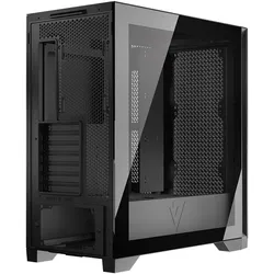 Modecom Computergehäuse VOLCANO EXPANSE T MIDI Black (mATX, Mini-ITX), PC Gehäuse, Schwarz