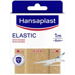 HANSAPLAST Elastic Pflaster 8 cmx1 m 1 St