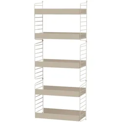 Vertikales Wandregal Beige