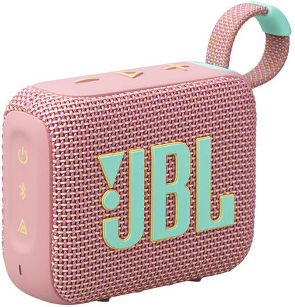 JBL Go 4, Sistema audio portatile waterproof e dustproof, Rosa