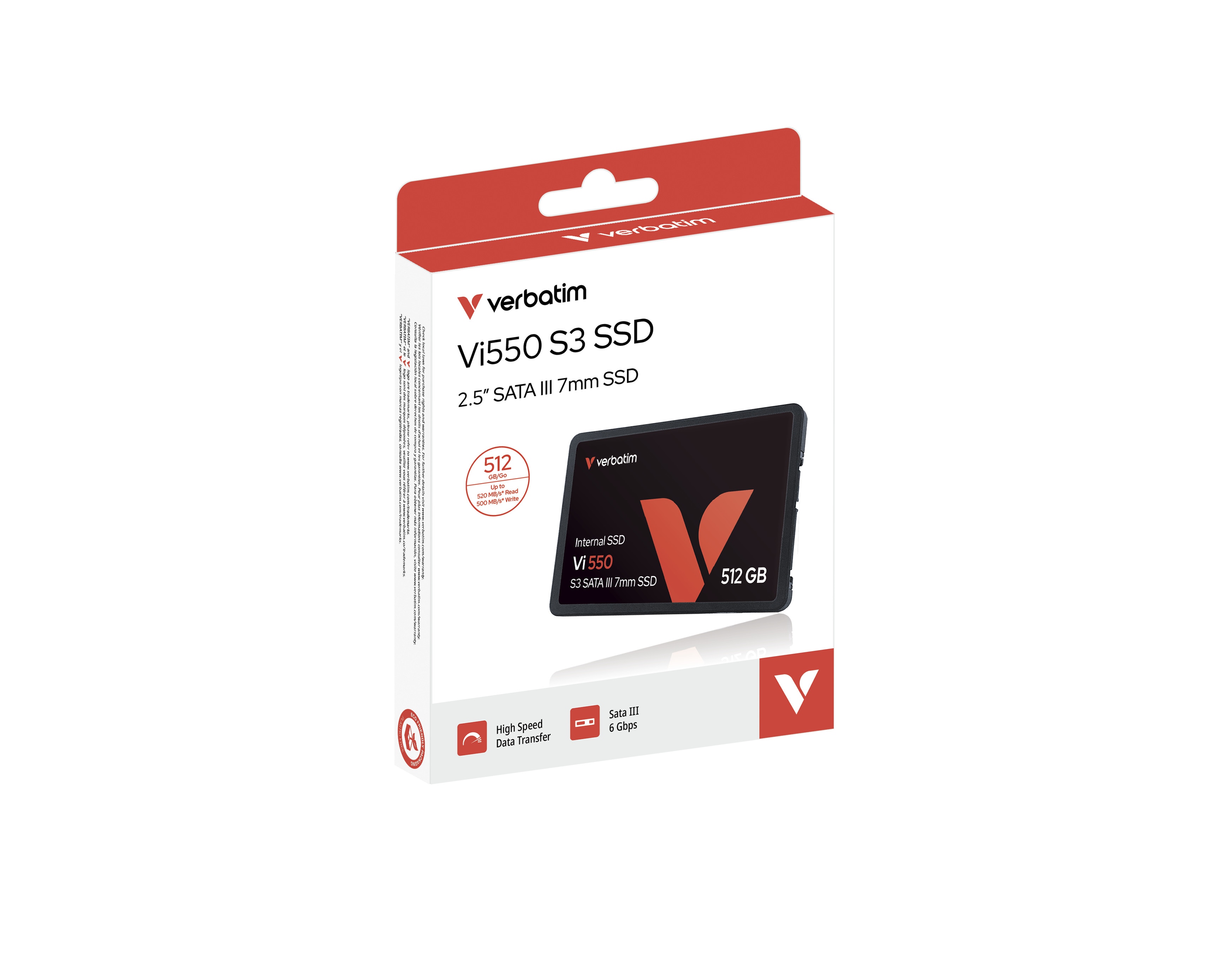 Verbatim Vi550 S3 SATA SSD 512GB 2,5 Zoll 49352
