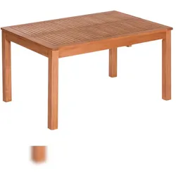 Merxx Quadrat Ausziehtisch 100 (150) x 150 cm Eukalyptusholz