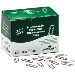 Durable, Büroklammer, 120524 Papierklammer 1000 Stück(e)