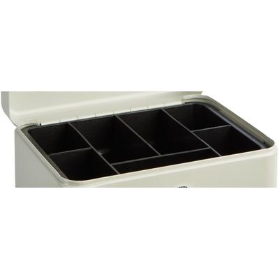ALCO Geldkassette Stahlblech mit Schloss 250x170x75mm silber