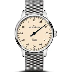 Meistersinger Klassik No.03 BM9903 - elfenbein,silber - 38mm