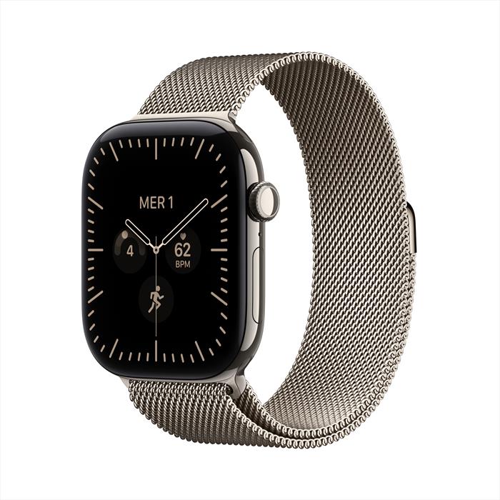 Apple Watch Series 12 Gps + Cellular 46mm Titanio-loop Milanese Naturale M/l
