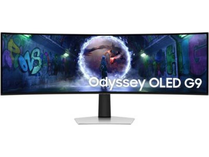 Samsung - Ecran Pc Gamer Odyssey G9 G93sd 49 Incurvé 1800r Dqhd 240hz Oled Hdr True Black 400 Hdmi 2.1 Amd Freesync