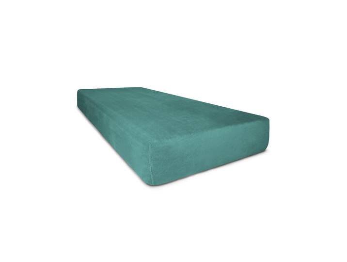 Spannbettlaken ASPERO Flanell-Spannbettlaken PERPIGNAN , blau, B:140cm, Bettlaken, Spannbettlaken