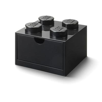 LEGO® Schubladenelement 4 Noppen Schwarz