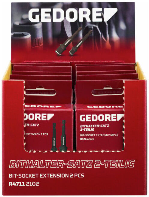 Gedore Set porte-embouts 75 mm, 2 pièces ; Gedore Red (3301931)