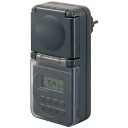 Brennenstuhl 1506706 Elektrischer Timer Grau Wochentimer