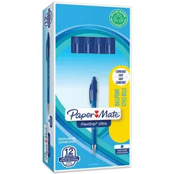 PAPERMATE PAPER MATE® Druckkugelschreiber Flexgrip Ultra S0190433 Schreibfarbe Blau 12er Schachtel