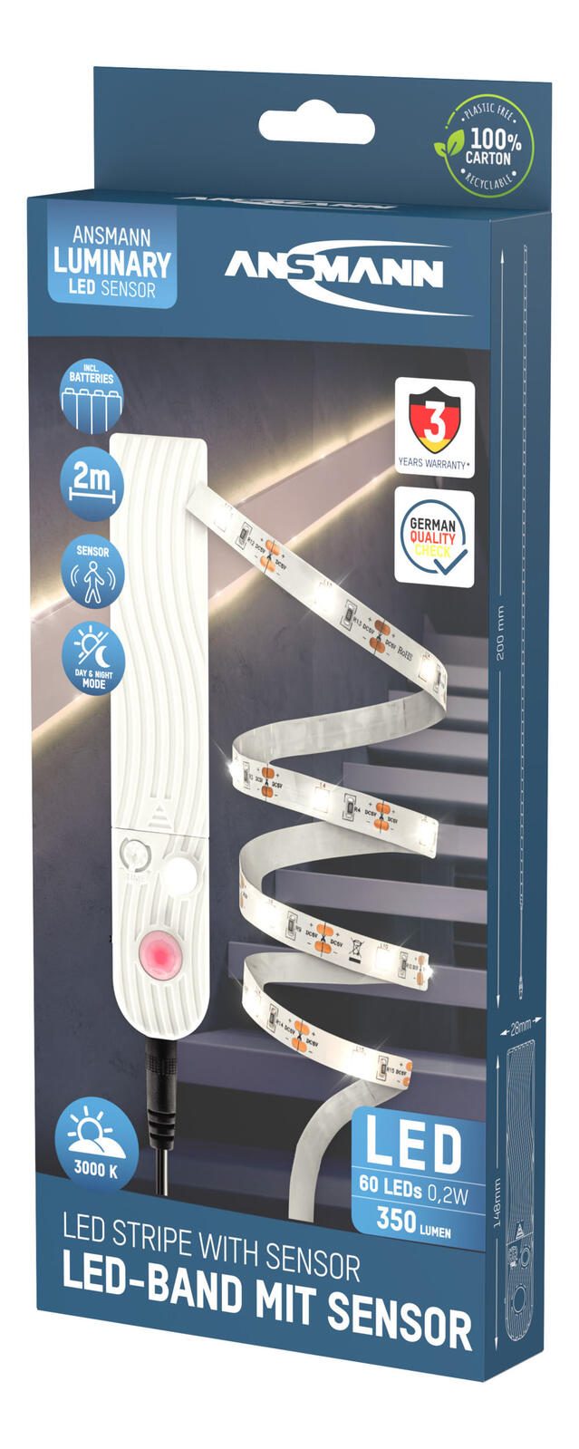 ANSMANN Lichtband weiß 1600-0436