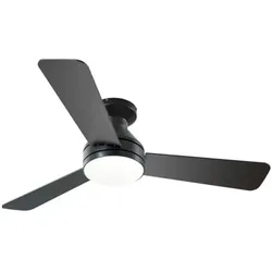 Papuq Deckenventilator mit LED-Beleuchtung, Ø 105 cm. Wendeflügel.