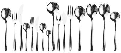 Mepra Morgana Flatware Set - 126 Pieces - Stainless Steel