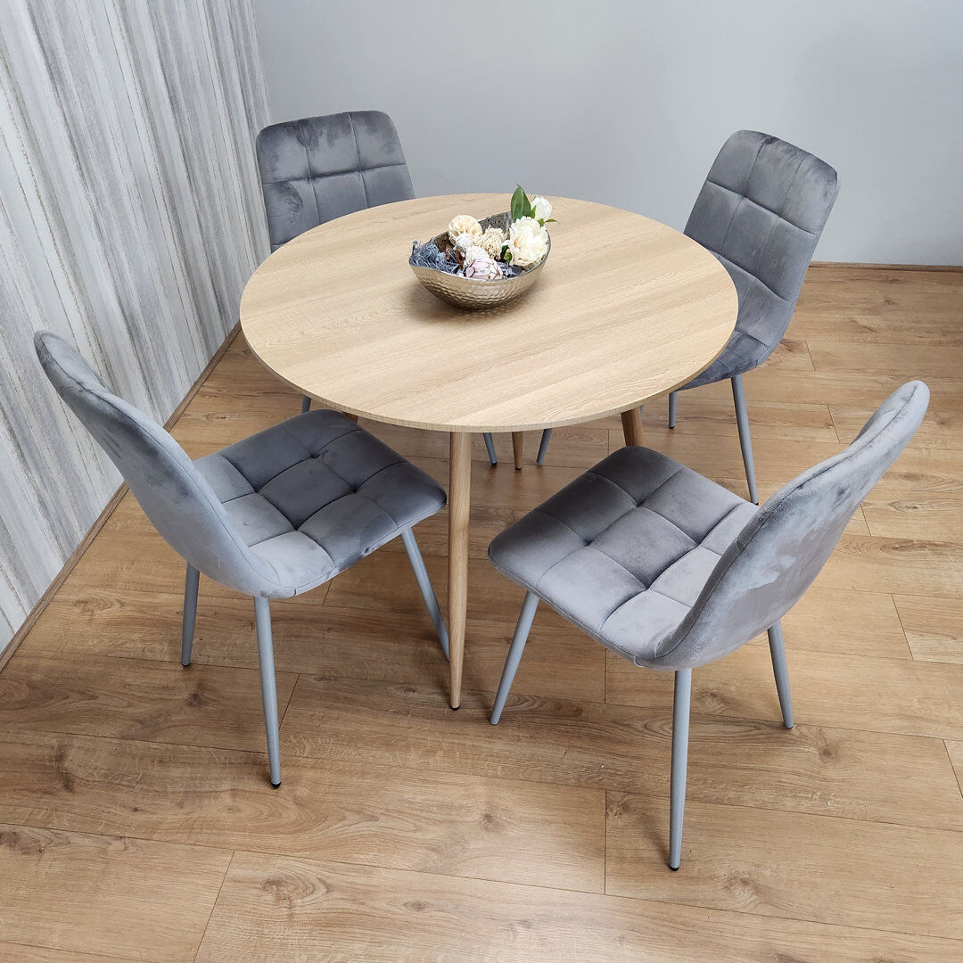 KOSY KOALA Sylvan 4 -Person Dining Set Grey 4