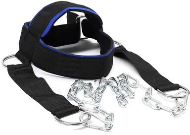 Inspire Daily Merch Adjustable Head Neck Training Harness Exercise Strap For Neck Muscle Power Weight Bearing Cap Gym Strength Training a