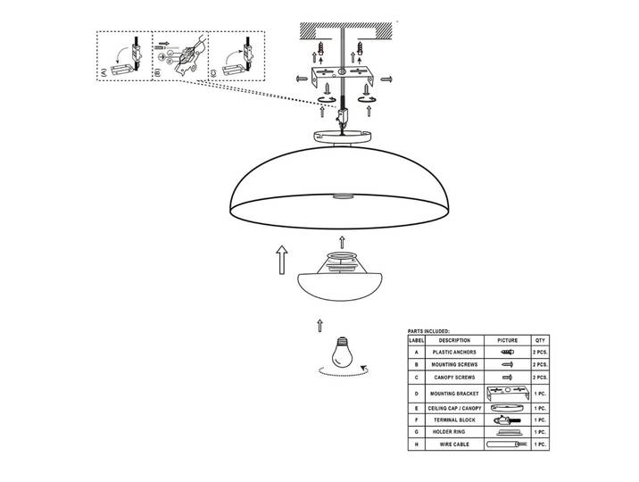 Steinhauer Deckenlampe Brass, dimmbar, messing / gold, für Wohn- / Esszimmer, Metall, Deckenlampe