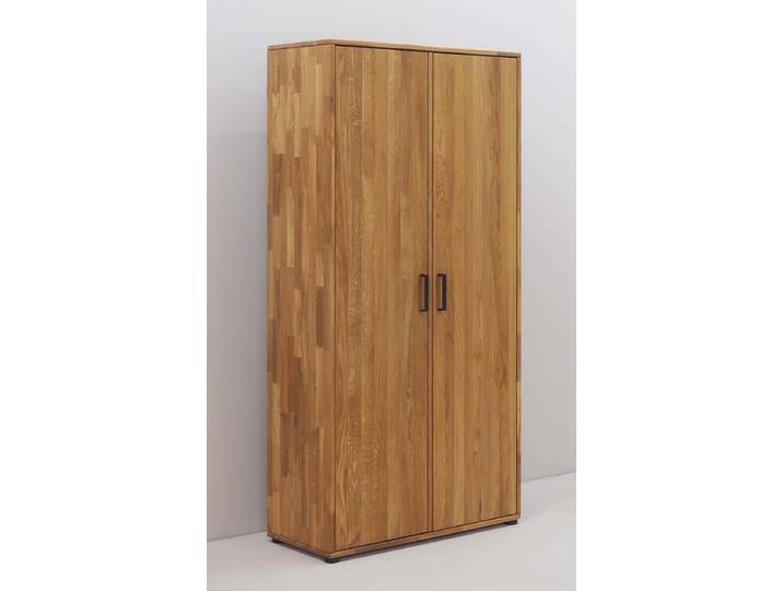 Schrank Mido 60725 in Wildeiche massiv mit 2 Türn – Montierte Lieferung – 3%-Vorkasse-Rabatt