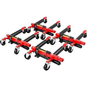 Trutzholm Rangierhilfe 35909902, für PKW, 4 Stück, 300 mm Reifenbreite, hydraulisch, Tragkraft bis 680 kg/Stück